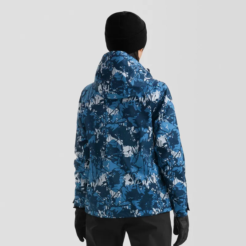 Jack Wolfskin Outdoor Hiking Windproof Breathable Water Repellent Wear Resistant Warm Windbreaker Jacket Women's-1