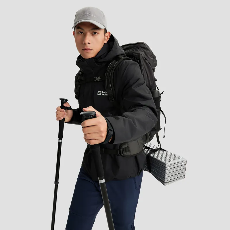 Jack Wolfskin Water Resistant Windproof Breathable Water Repellent 3 in 1 Windbreaker Jacket Unisex-13
