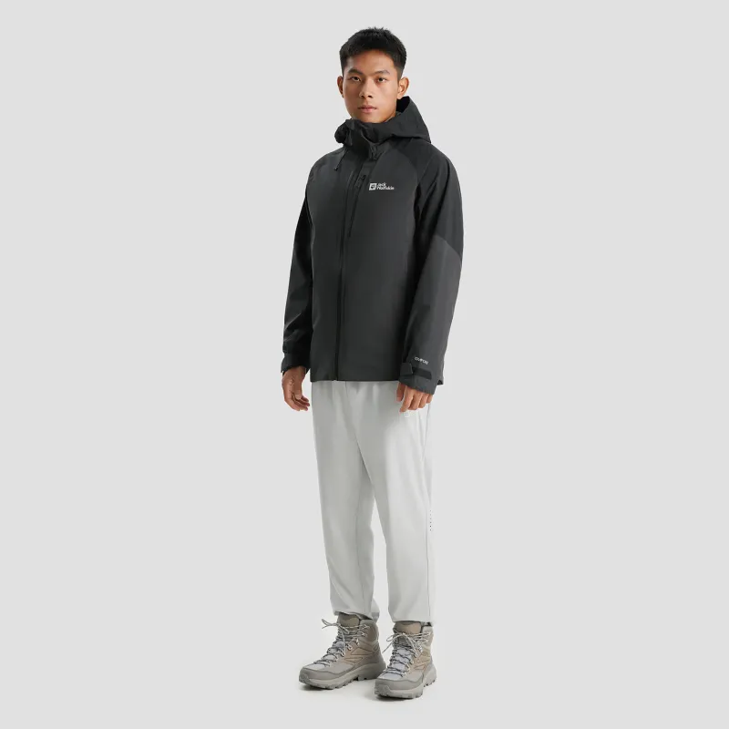 Jack Wolfskin Mountain Versatile Outdoor Hiking Waterproof And Windproof Windbreaker Jacket Men's-4