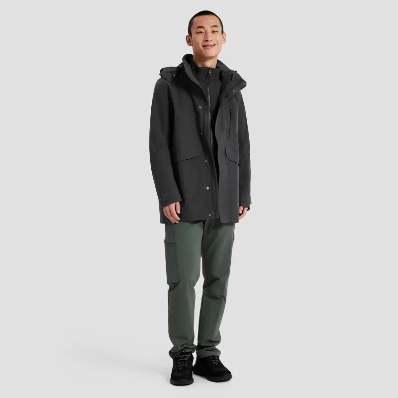 Jack Wolfskin Water Resistant Windproof Breathable Water Repellent Windbreaker Jacket Men's-3