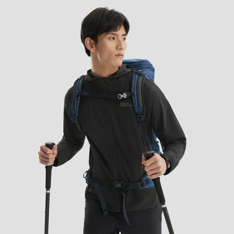 Jack Wolfskin Breathable Quick Dry UV Protection Sun Protection Jacket Men's-11