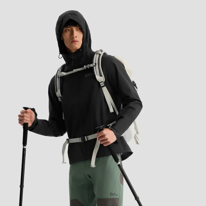 Jack Wolfskin Hiking Outdoor Hiking Urban Living/Travel/Commuting Waterproof And Windproof Windbreaker Jacket Unisex-15