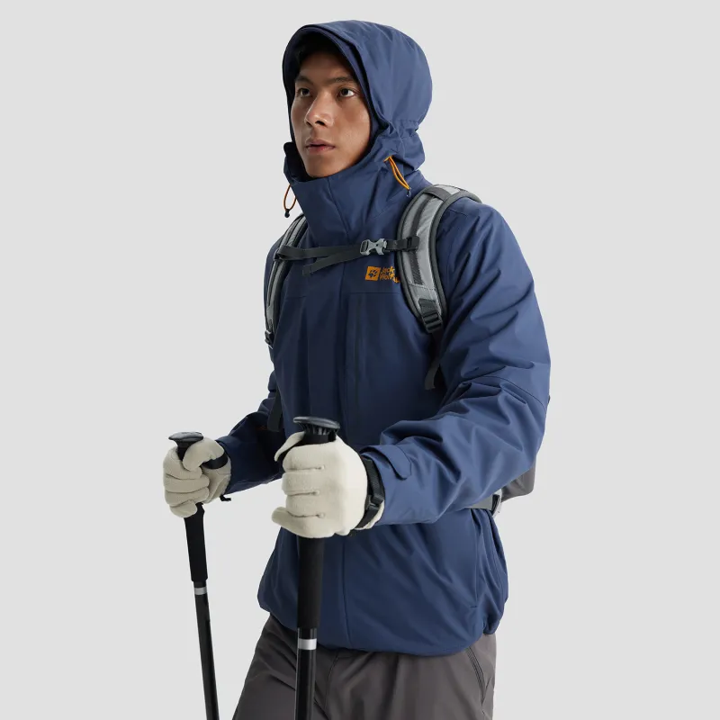 Jack Wolfskin Outdoor Hiking Water-Resistant Water-Repellent Windbreaker Jacket Men's-25