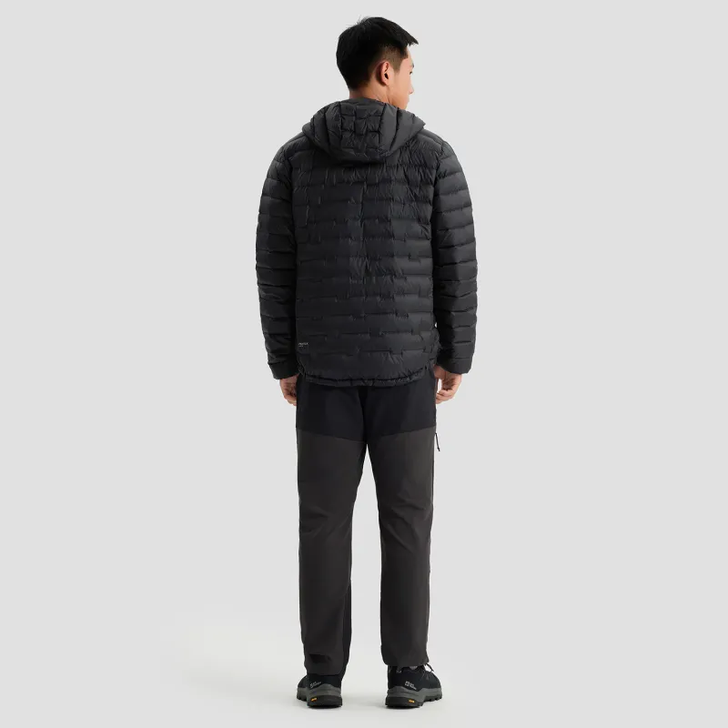 Jack Wolfskin Down Jacket Men's Floral Yellow-12