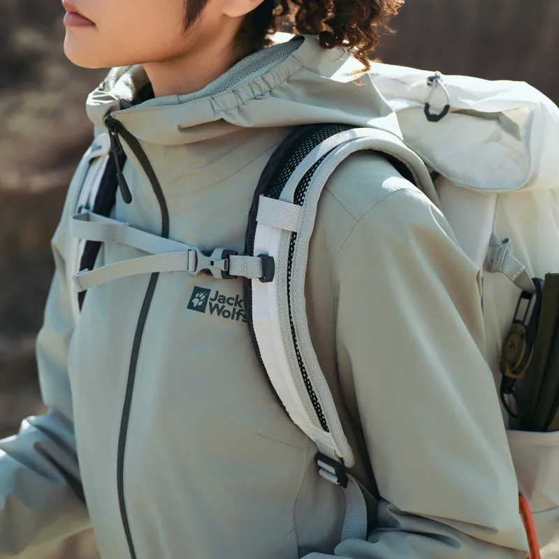 Jack Wolfskin Hiking Outdoor Hiking Urban Living/Travel/Commuting Waterproof And Windproof Windbreaker Jacket Women's-12
