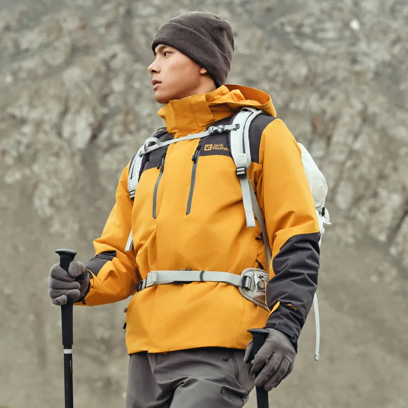 Jack Wolfskin City Outdoor Collection Jackets Coats Men's Floral Yellow-7