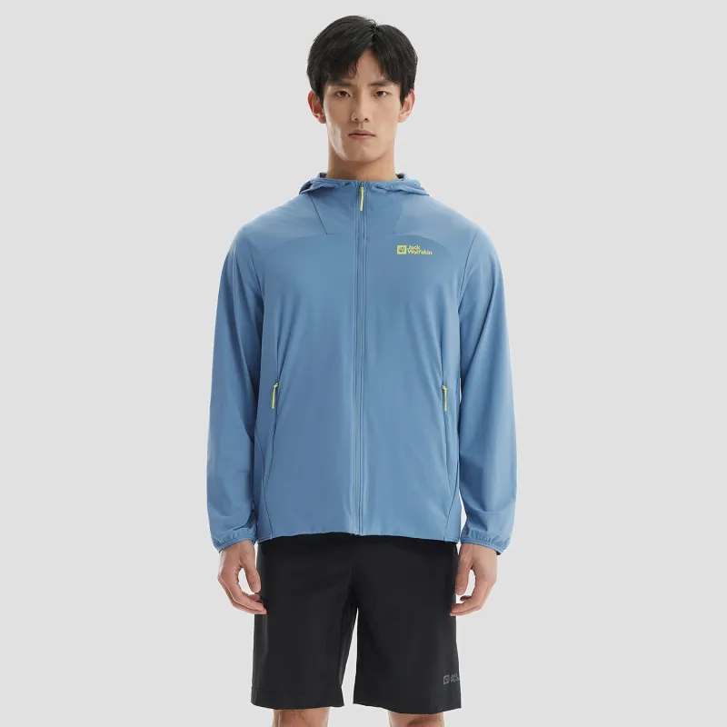 Jack Wolfskin Breathable Quick Dry UV Protection Sun Protection Jacket Men's-3