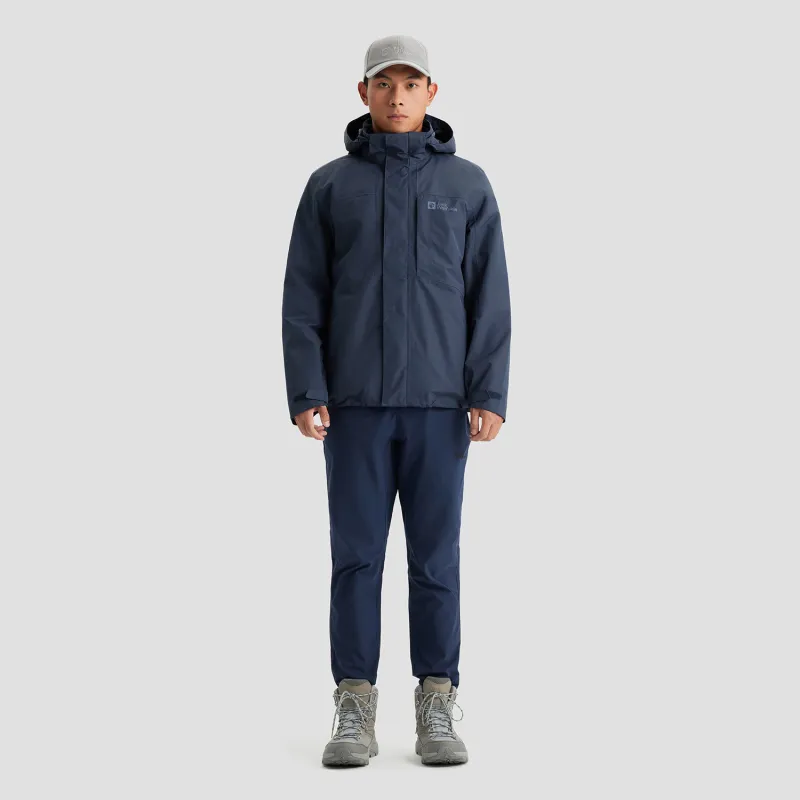 Jack Wolfskin Water Resistant Windproof Breathable Water Repellent 3 in 1 Windbreaker Jacket Unisex-20