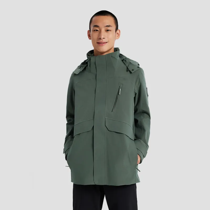 Jack Wolfskin Water Resistant Windproof Breathable Water Repellent Windbreaker Jacket Men's-14