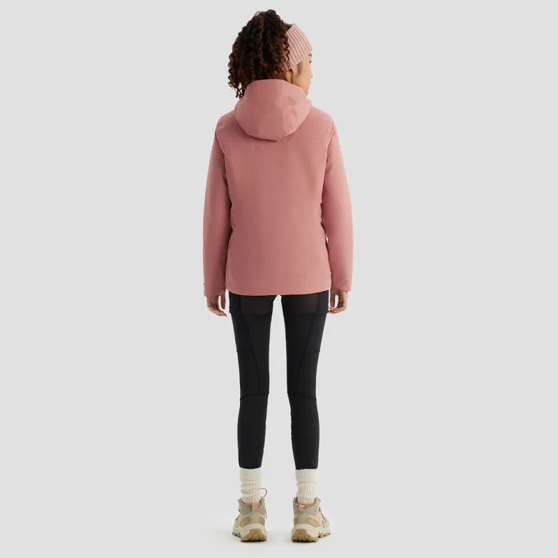 Jack Wolfskin Puffer Jacket Women's Ore Red-3