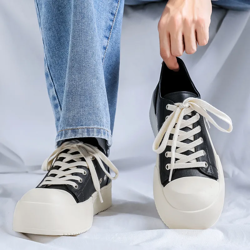 V05 Low Top Skateboard Shoes Unisex Black-1