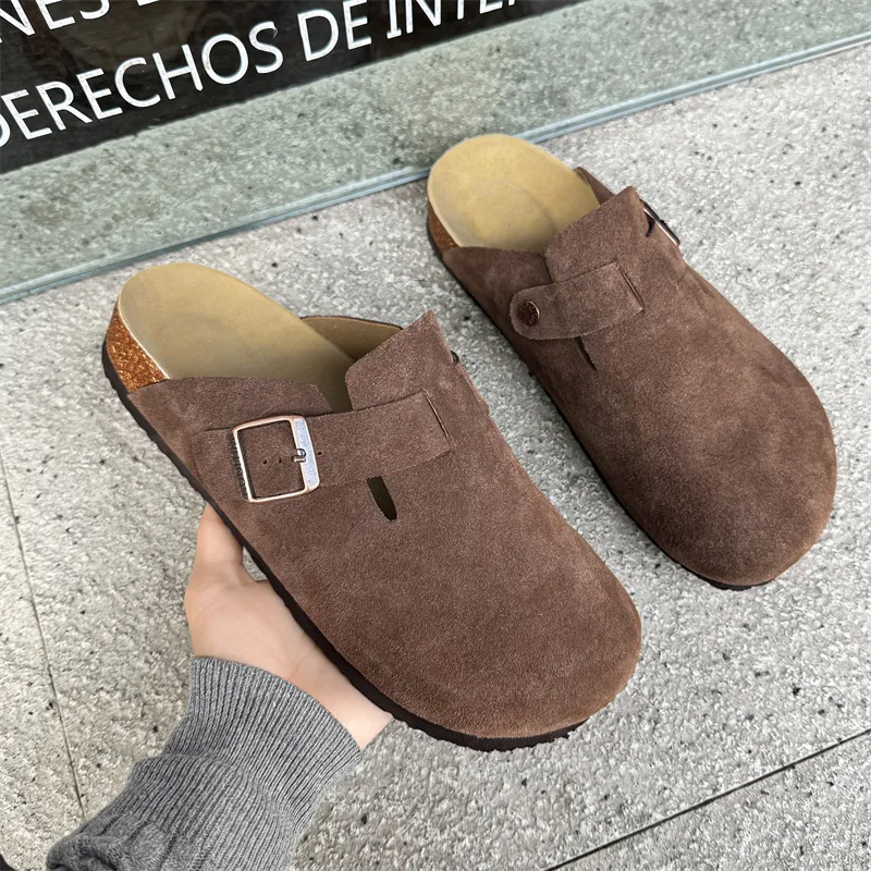 V05 Rubber Sole Slip Resistant Closed Toe Slippers Unisex-47