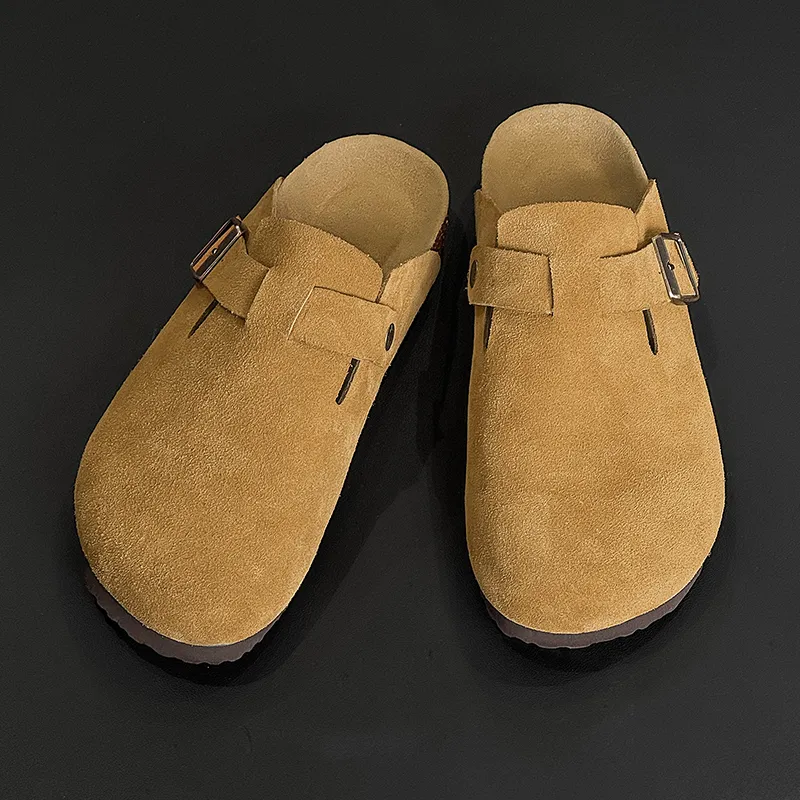 V05 Rubber Sole Slip Resistant Closed Toe Slippers Unisex-37