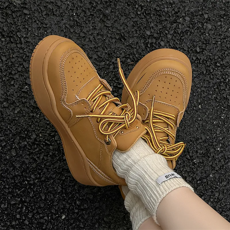 V05 Slip Resistant Height Increasing Low Top Skateboard Shoes Unisex-35