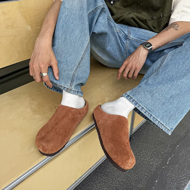 V05 Rubber Sole Slip Resistant Quick Dry Closed Toe Slippers Men's-9