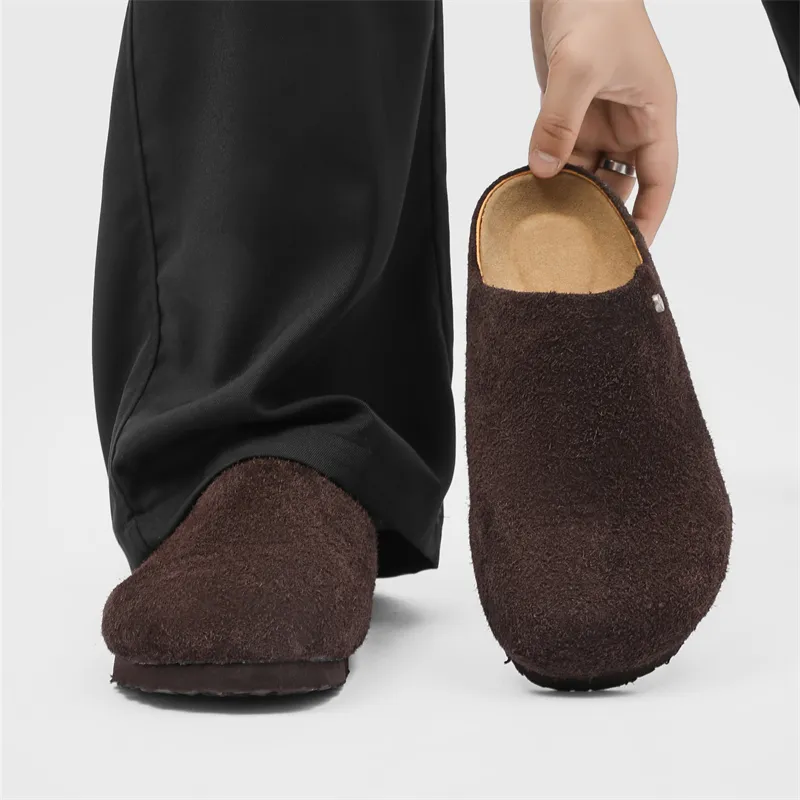 V05 Rubber Sole Slip Resistant Quick Dry Closed Toe Slippers Men's-64