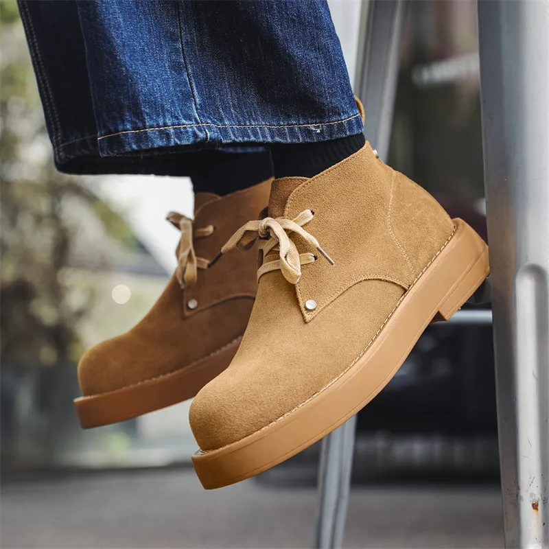 V05 Short Martin Boot Men's Yellow-6