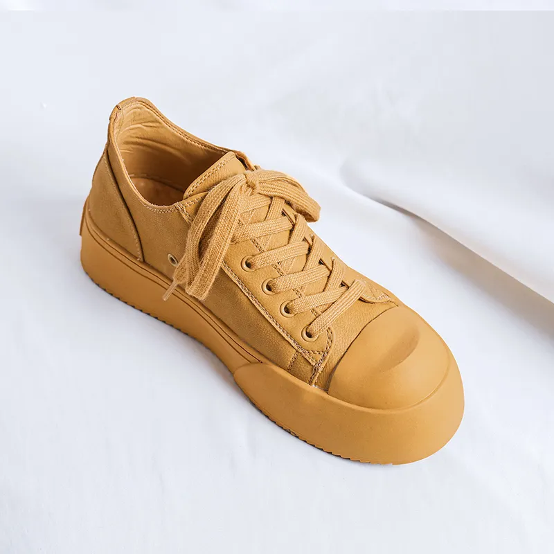 V05 Couple's Skateboard Shoes Preppy Style Trendy Versatile Casual Shoes Platform Height Increasing Low Top Shoes-9