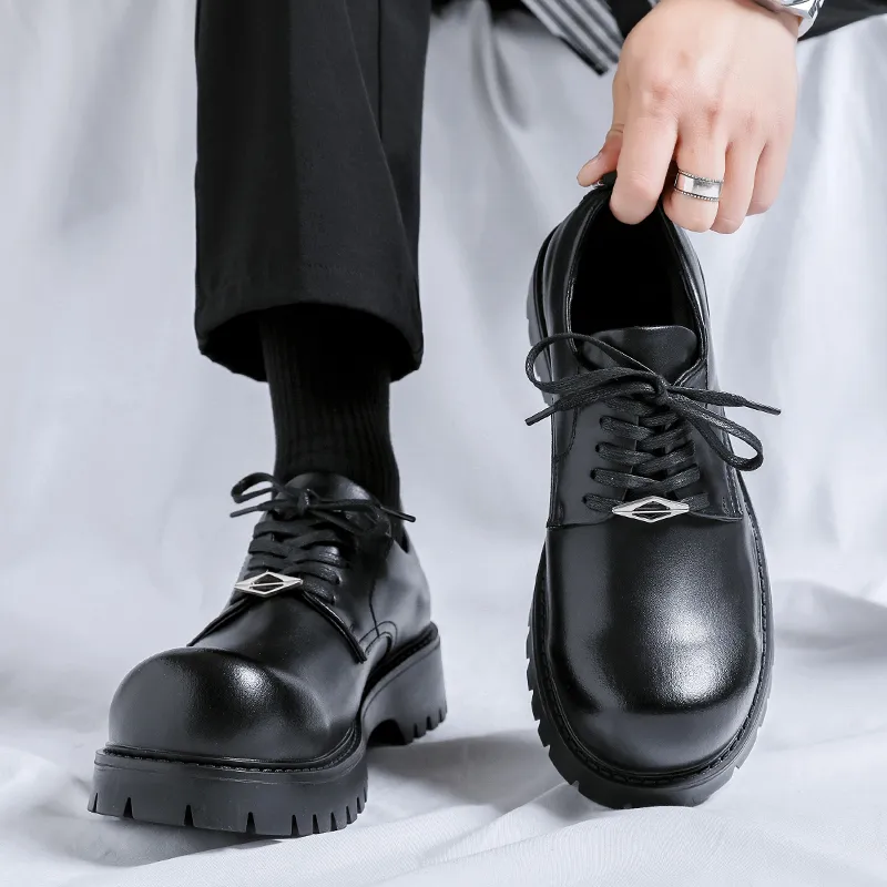 Casual Dress Shoes Suitable For Various Occasions Men's Classic Black-6