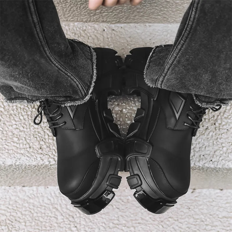 V05 Men's Casual Shoes Men Low Top Black-3
