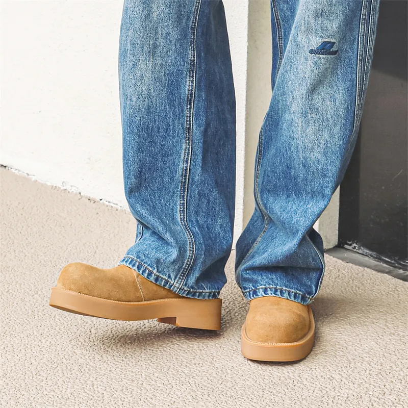 V05 Men's Casual Shoes Men Low Top Brown-2