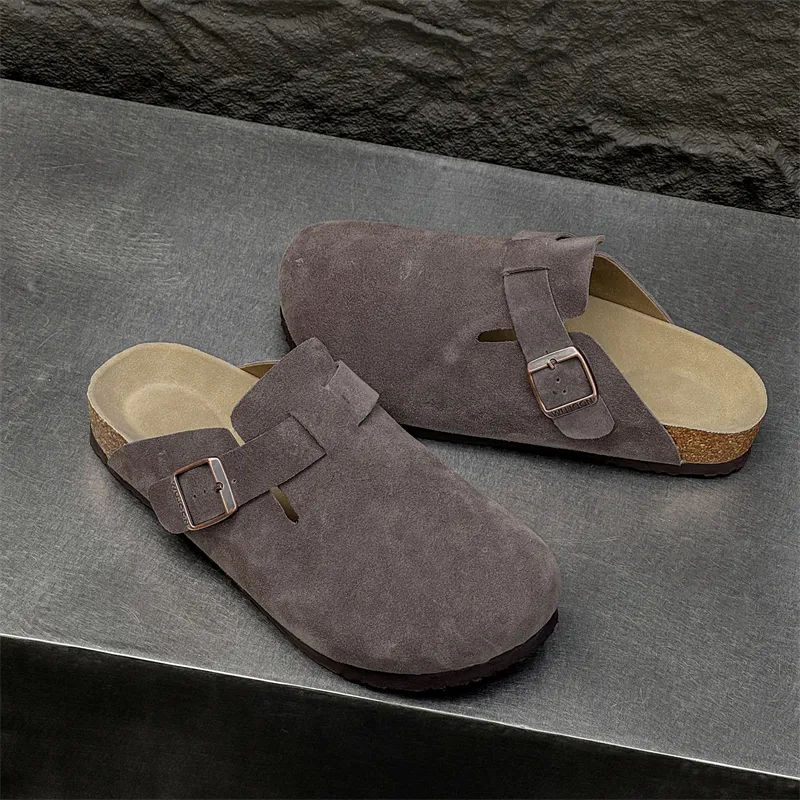 V05 Rubber Sole Slip Resistant Closed Toe Slippers Unisex-32