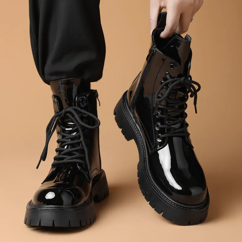 V05 Short Martin Boot Men's Black-16