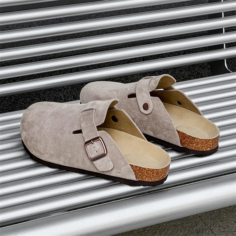 V05 Rubber Sole Slip Resistant Closed Toe Slippers Unisex-42