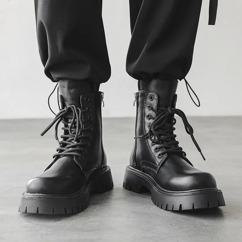 V05 Short Martin Boot Men's Black-3