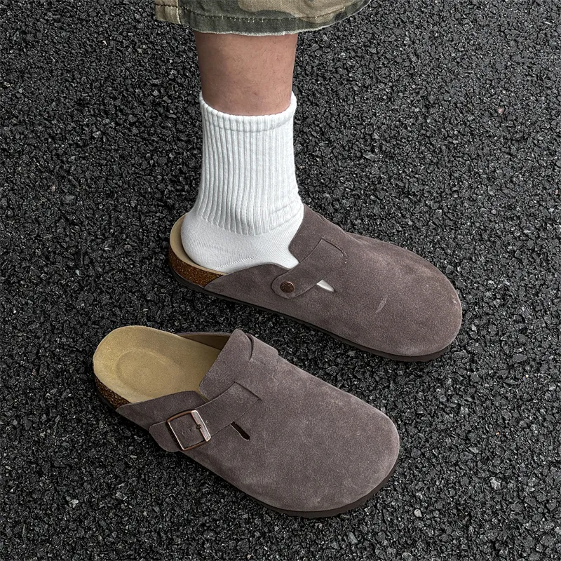 V05 Rubber Sole Slip Resistant Closed Toe Slippers Unisex-4