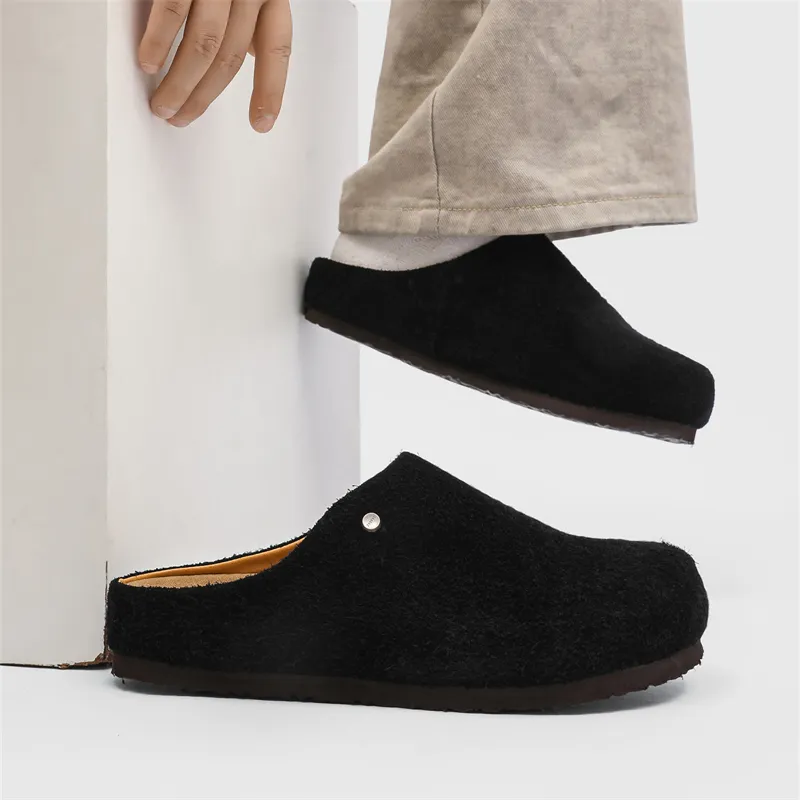 V05 Rubber Sole Slip Resistant Quick Dry Closed Toe Slippers Men's-57