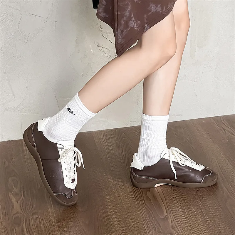 V05 Low Top Casual Shoes Unisex Brown-10