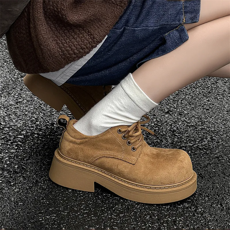 V05 Wear-Resistant Height Increasing Low-Top Casual Shoes Unisex Yellow-11