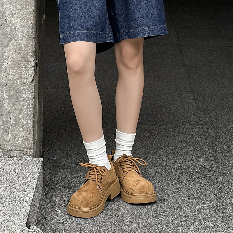 V05 Wear-Resistant Height Increasing Low-Top Casual Shoes Unisex Yellow-13