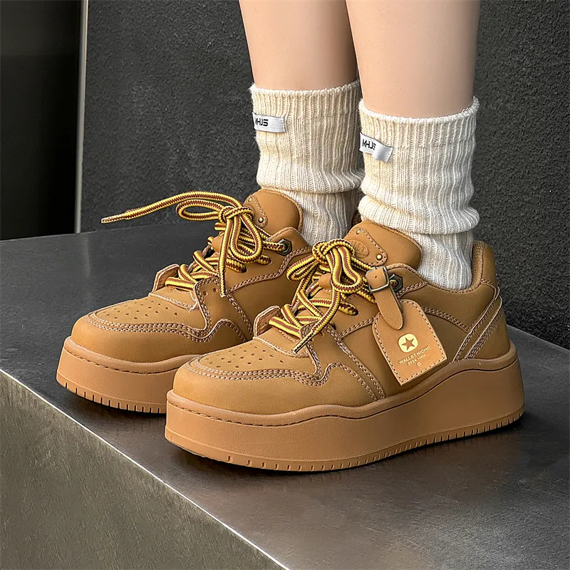 V05 Slip Resistant Height Increasing Low Top Skateboard Shoes Unisex-37
