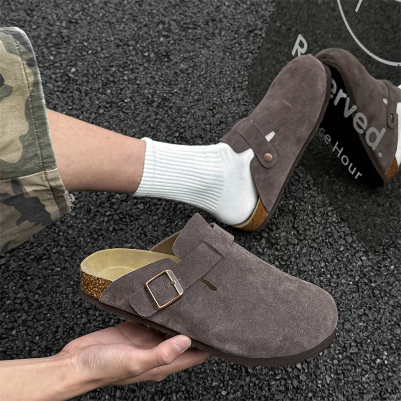 V05 Rubber Sole Slip Resistant Closed Toe Slippers Unisex-3