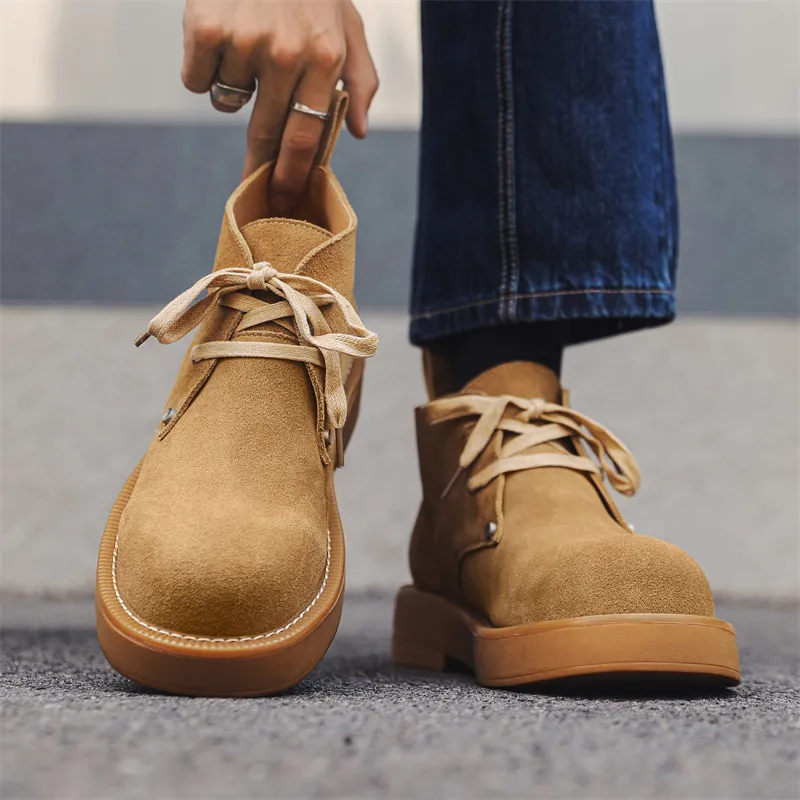 V05 Short Martin Boot Men's Yellow-1