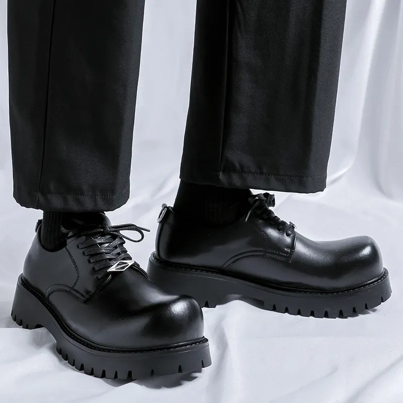 Casual Dress Shoes Suitable For Various Occasions Men's Classic Black-9