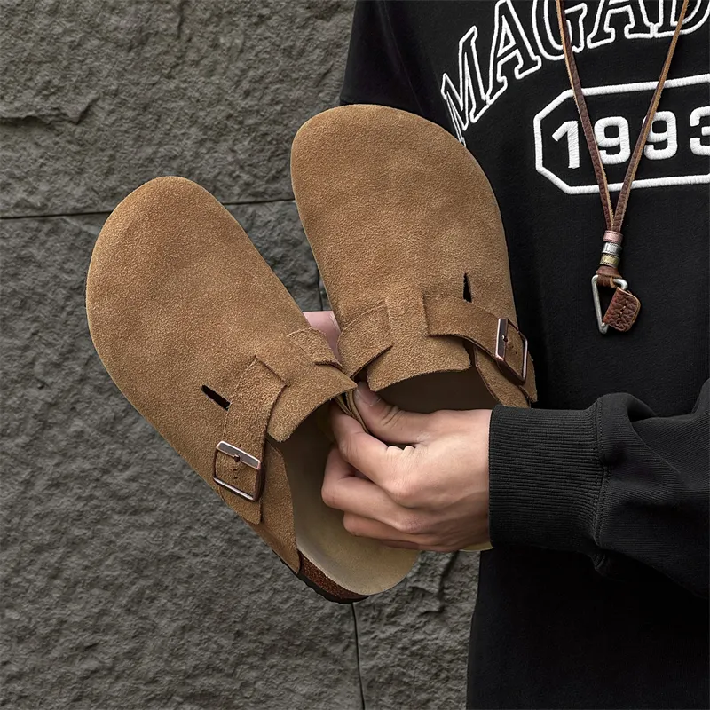 V05 Rubber Sole Slip Resistant Closed Toe Slippers Unisex-25
