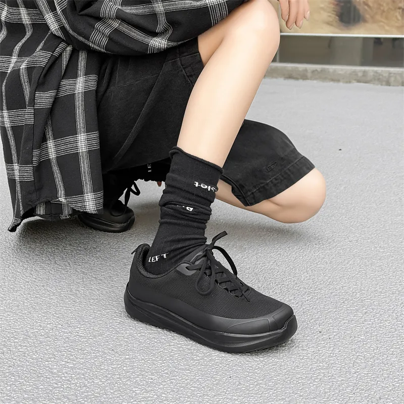 V05 Breathable Abrasion Resistant Height Increasing Low Top Casual Shoes Unisex-25