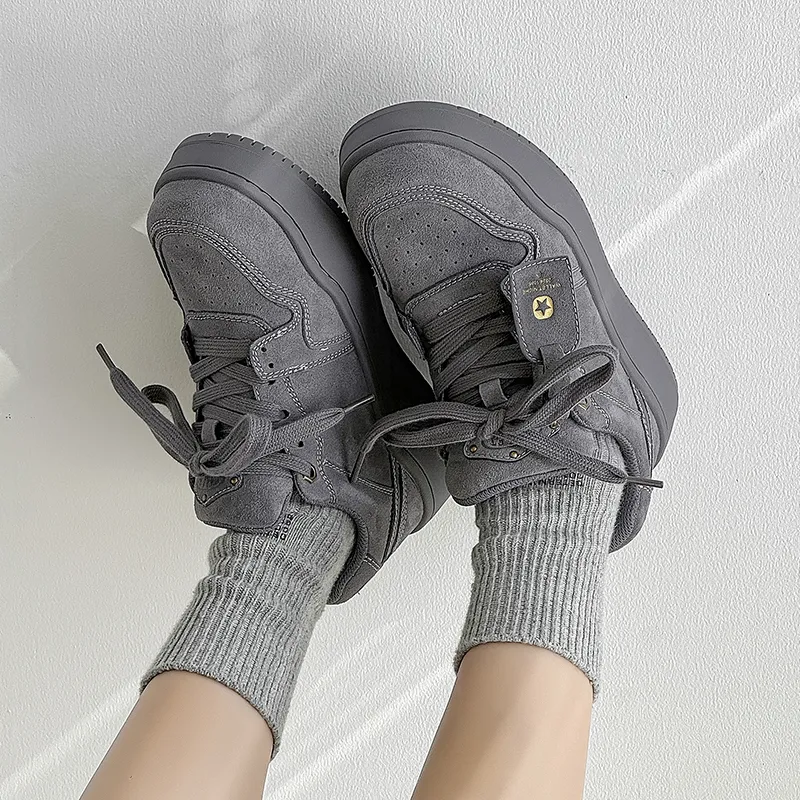 V05 Slip Resistant Height Increasing Low Top Skateboard Shoes Unisex-22