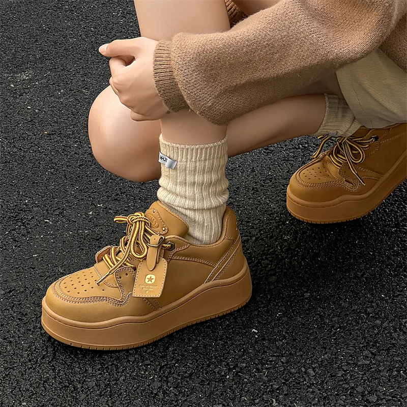 V05 Slip Resistant Height Increasing Low Top Skateboard Shoes Unisex-36