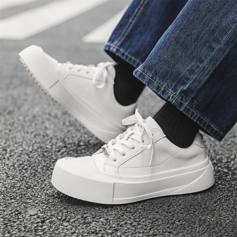 V05 Skateboard Shoes Unisex Low Top White-45