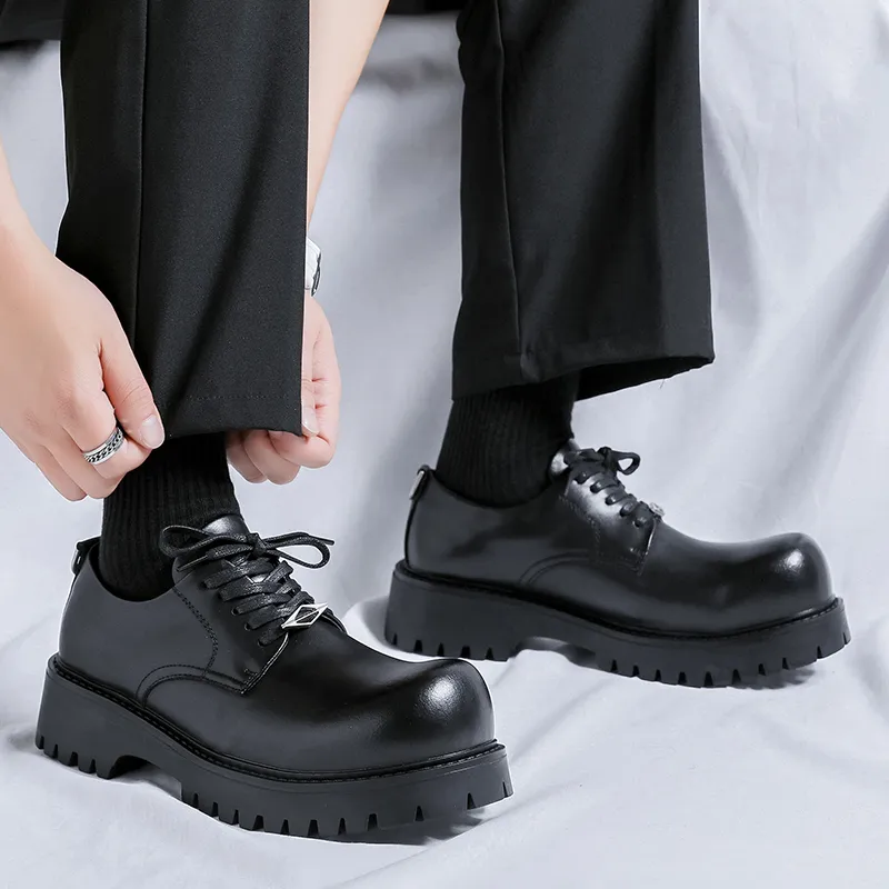 Casual Dress Shoes Suitable For Various Occasions Men's Classic Black-7