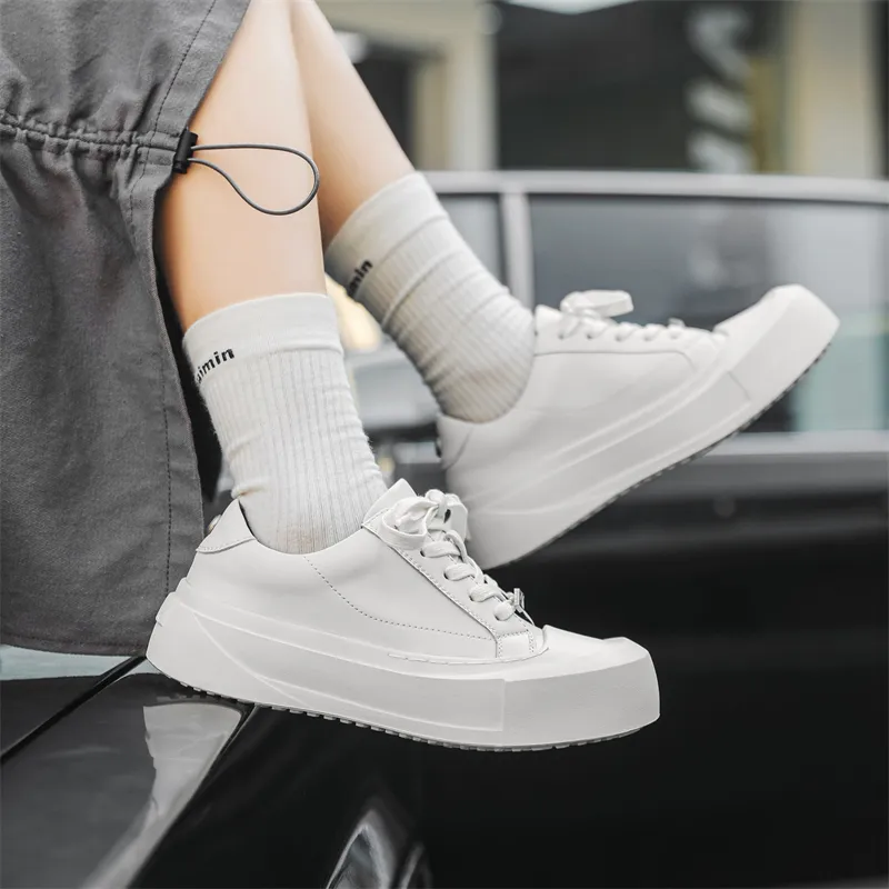 V05 Skateboard Shoes Unisex Low Top White-49