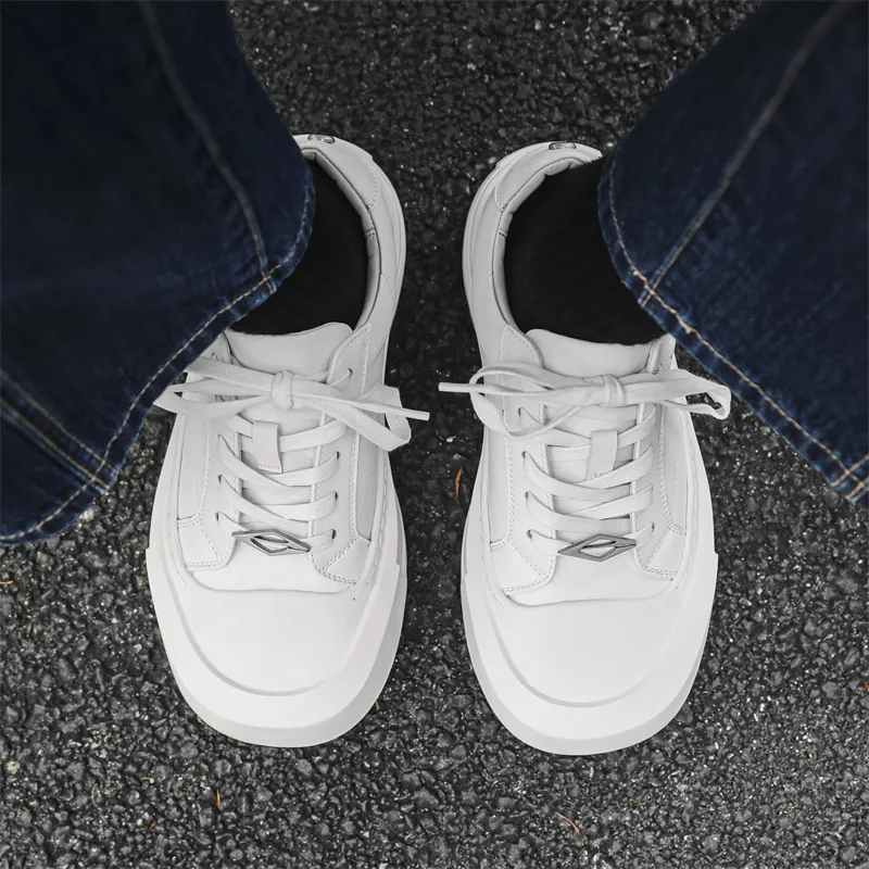 V05 Skateboard Shoes Unisex Low Top White-44