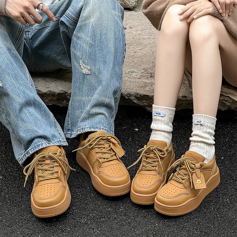 V05 Slip Resistant Height Increasing Low Top Skateboard Shoes Unisex-33