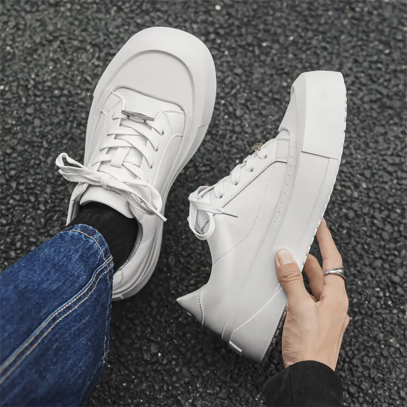 V05 Skateboard Shoes Unisex Low Top White-43