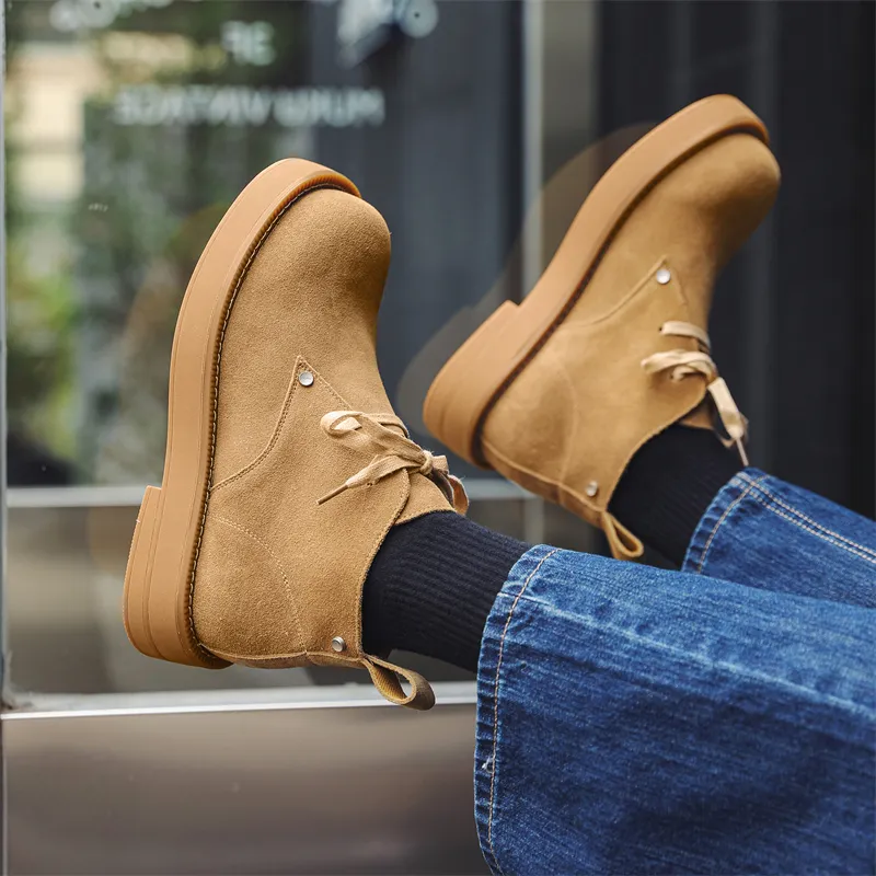 V05 Short Martin Boot Men's Yellow-5