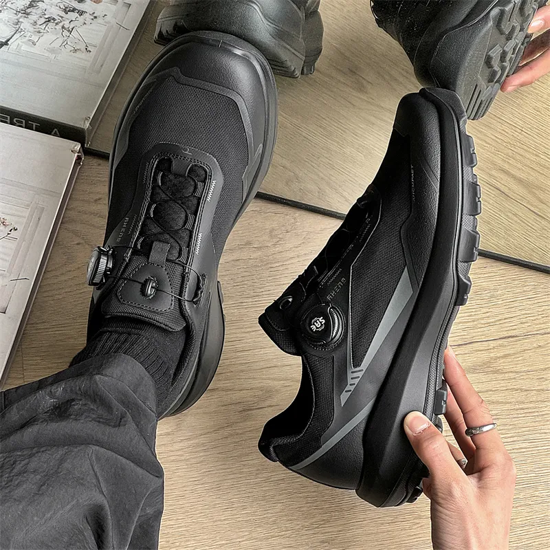 V05 Low Top Casual Shoes Men's Black-2